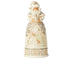 Heartwood Creek 6004170 Figurine, Blanc et Beige, 8,66 H W x 3,94 in L