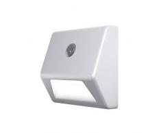 LEDVANCE GADGET NIGHTlux Stair + Détecteur de Mouvement (Piles incluses) | Veilleuse Mobile à Pile | Blanc | 0,25 Watts - 10 Lumens | Blanc Froid | Etanche IP54