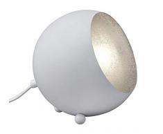 Reality, Lampe de table, Billy 1xE14, max.28,0 W Corps: metal, blanc mat L:15,0cm, L:14,0cm, H:16,0cm IP20,Interrupteur de cordon