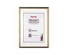 Hama Cadre photo en plastique Décor Sevilla (taille du Cadre de 10 x 15 cm avec bordure de 9 mm x 17 mm, pour une photo de 7 x 10 cm) Or Mat