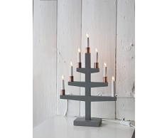 Star 212-01 Moga Chandelier 7 Lumières Chêne Gris 53 x 34 cm