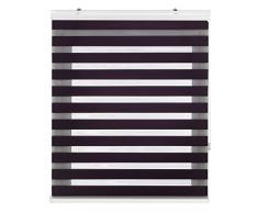 Blindecor Nd100 Store Enrouleur Double Tissu Nuit et Jour 120 x 180 cm Violet