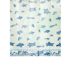 Papillon Rideau de Douche, Bleu océan, 0.1 x 180 x 180 cm