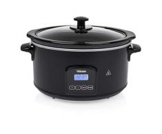 Tristar Mijoteuse Digitale, VS-3920, Volume de 4,5L, Parois intérieures en céramique, Noir