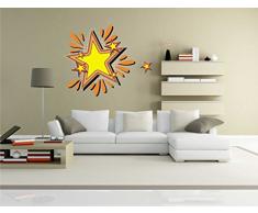 pinkelephant Autocollant Mural Comic 049Â RigoloÂ âÂ ScÃ¨ne Ã©toilesÂ âÂ Sticker Mural 70Â x 56Â cm