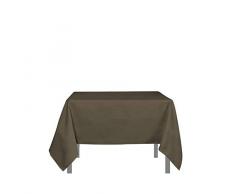 Soleil docre Alix Nappe, Polyester, Marron, 140 x 140 cm