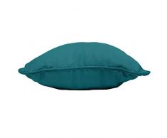 coton dintÃ©rieur coussin 60x60cm coton panama bleu