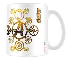 Avengers: Infinity War MG24992 (Connecting Icons) Mug, CÃ©ramique, Multicolore, 11oz/315ml
