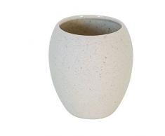 MSV 140756 gobelet ceramique Beige Aspect Pierre manali, GrÃ¨s
