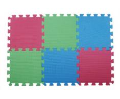 KnitPro KP10874 Tapis de Dentelle bloquant (Paquet de 9), Bois, Multicolore, 30 x 0,5 x 7,5 cm