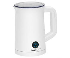 Clatronic MS 3693 Mousseur à lait Ãleélectroniques en quelques secondes avec couvercle anti-éclaboussures Blanc