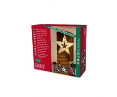 Konstsmide 6219-550 Coeur en Bois avec Ruban 30 LED Blanc Chaud 24 V