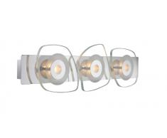 Globo Zarima Applique murale 3 LED Chrome Verre