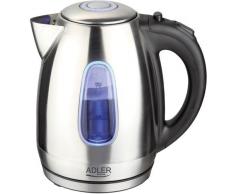 Adler AD 1223 AD1223 bouilloire Ã©lectrique, 2000 W, 1.7 liters, Argent/Noir