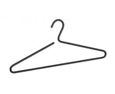 Wenko 14384100 Lux Cintre en Aluminium Noir 42 x 19 x 0,8 cm