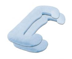 aqua-textil Classic Line Housse de Coussin Lot de 2 Fermeture Ãclair Coton Ergo.150 Bleu Aqua