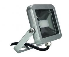 Perel LEDA4001WW-SG Projecteur LED Design, Aluminium, 10 W, Blanc