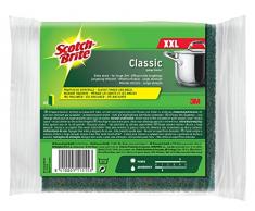 Scotch-Brite 5204 C+C Lot de 4 éponges de Vaisselle avec Partie à récurer Extra épaisse Taille XXL