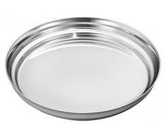 Georg Jensen Manhattan Dessous de Verre de vin, SS, Ã11Â cm, Acier Inoxydable, Argent, 11Â x 11Â x 3.1Â cm