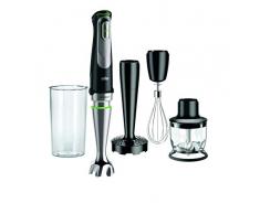 Braun Minipimer Mixeur 9027 4 accessoires Noir et argent