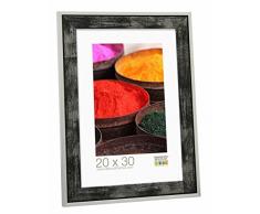 Deknudt Frames S43RE2 Cadre Photo avec Filet ArgentÃ© 40 x 60 cm