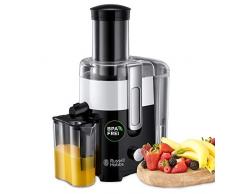 Russell Hobbs 24741-56 Centrifugeuse Reservoir 2L Horizon, 2 Vitesses, Cheminée XL, Idéal Jus de Fruits ou Légumes