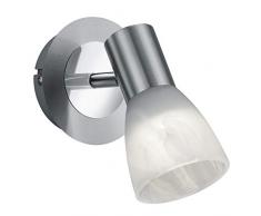Trio Leuchten 871010107 Spot, E14, 6 W, Nickel Mat, 1-flammig