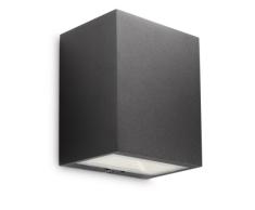 Philips Luminaire Extérieur Applique Murale Ledino Noire LED Intégrée