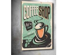 Bonamaison Peinture sur toile, multicolore, 40 x 60 cm - ConÃ§u et fabriquÃ© en Turquie