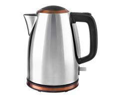 Team Kalorik Bouilloire Electrique sans Fil 1.7 en Inox, 3000 W, ArgentÃ©/Cuivre, TKG JK 1050 CO