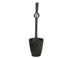 Koziol 5010526 Brosse WC, Plastique, Noir Opaque, 11,3 x 11,3 x 44,3 cm