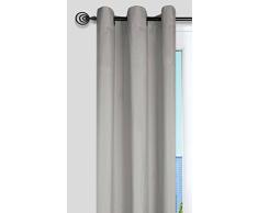 Lovely Casa R64689028 Nelson Rideau Åillets Polyester Mastic 240 x 135 cm