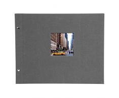 Goldbuch Bella Vista Album Photo Ã vis, Lin, Gris, 39x31 cm