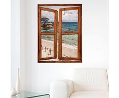 Ambiance-Live col-mrc-palombaggia2 - 40 x 30 cm Autocollant Mural Multicolore 40 x 30 cm