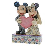 Disney Traditions Figurine Mickey et Minnie Mouse, Résine, Multicolore, 130 x 60 x 180 cm