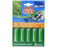 Parodi & Parodi Lindo Stick désodorisant aspirateur Pin 5 pièces, Tissu, Vert, 11 x 17 x 1 cm, 5 unité