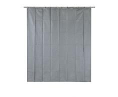 Opportunity 11K161002371 Rideau de Douche 3D fibres argentées, PEVA , Gris, 200 x 180 cm