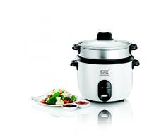 BLACK+DECKER RC1860-QS RC1860 Cuiseur à riz, 700 W, 1.8 liters, Acier Inoxydable