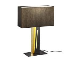 Trio Leuchten 575210279 Lampe de Table, Métal, 5 W, Doré/Noir