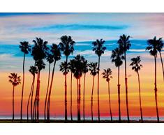 Papier Peint poster panoramique SANTA MONICA 4 x 2,70 m | DÃ©co et photo murale XXL QualitÃ© HD Scenolia