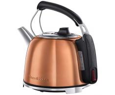 Russell Hobbs 25861-70 Bouilloire 1,2L K65, Design EmblÃ©matique Vintage, Ebullition Rapide, Jauge niveau deau - Inox CuivrÃ©