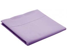 AmazonBasics Everyday Drap plane en coton 100%, 275 x 275 cm - Lilas
