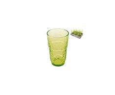 Arc 5850514Â Lot de 6Â verres en verre funnyflowers Vert 27Â ameublement Table