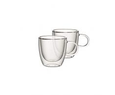 Villeroy & Boch Artesano Hot & Cold Beverages Tasse S, Lot de 2, 110 ml, Verre borosilicate, Transparent