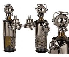 ootb 71/3175 Porte Bouteille en métal Félicitations danniversaire 26 x 12 cm