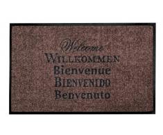 Young Generation Shoe-Max Everclean YH 101410 W Paillasson Cosmopolite Marron/Noir 44 x 75 cm