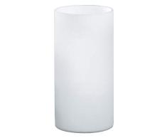 Eglo 81827 Lampe de table, Verre, E14, Blanc