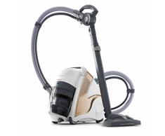 Polti Unico MCV85 TOTAL CLEAN et TURBO Multifonction 3 en 1 Aspirateur et Nettoyeur Vapeur, 6 Bar, tue et élimine 99,99%* des virus, germes et bactéries