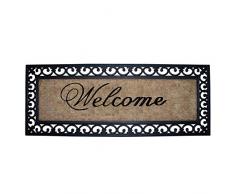 Clayre & Eef MC029 Paillasson Motif Welcome 120 x 45 cm