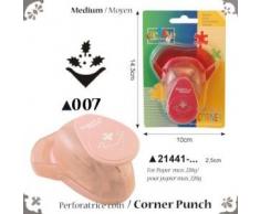 Vaessen Creative Perforatrice de Papier, Feuilles de Houx, Coins Décoratifs, Pour Projets DIY, Scrapbooking, Création de Cartes et Plus